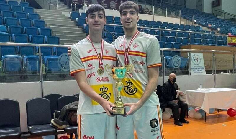 Los teldenses Ezequiel Conde y Marko Ojeda/TA.